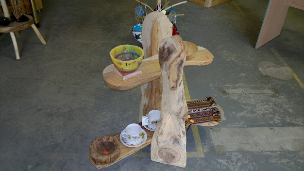 In the market “Juglas vārti” you can buy various products of the Latvian craftsmen