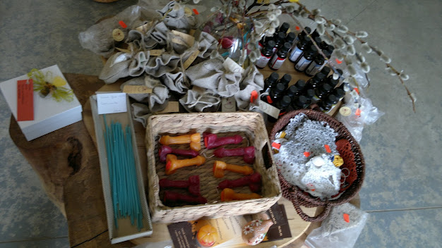 In the market “Juglas vārti” you can buy various products of the Latvian craftsmen
