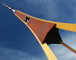 Observation desk in Riga