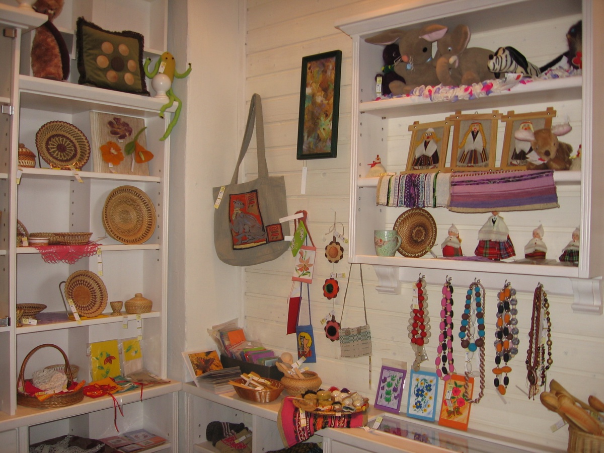 Saulgriezs is a crafts shop  in Central market